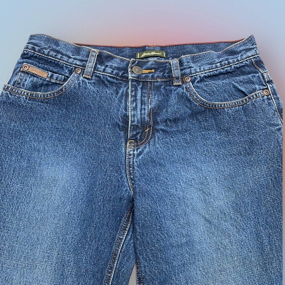 EDDIE BAUER Women’s 4 Cotton Lined Blue Jeans